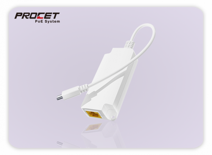 Périphériques mobiles d'USB-C chargeant la solution de PoE